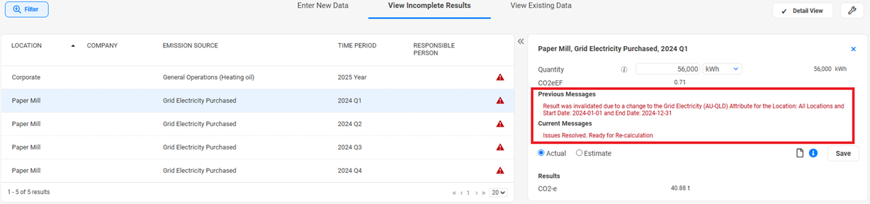 Advanced User Incomplete Results