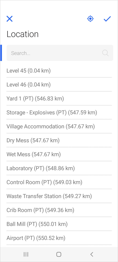 Roam - Find Closest - List