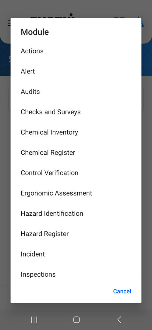 Roam - Search - select module