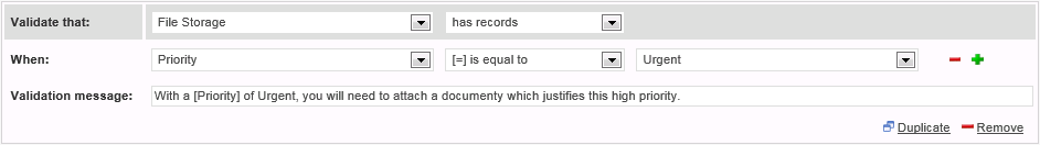 Validation Builder - Example 5